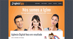 Desktop Screenshot of agenciaigloo.com.br