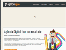 Tablet Screenshot of agenciaigloo.com.br